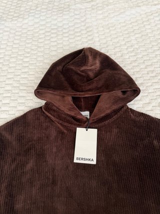 Sudadera Bershka pana marrón Talla S