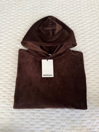 Sudadera Bershka pana marrón Talla S