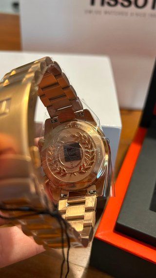 Reloj Tissot PR516 Chronograph Oro Rosa y Negro