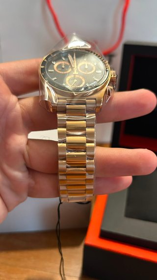 Reloj Tissot PR516 Chronograph Oro Rosa y Negro