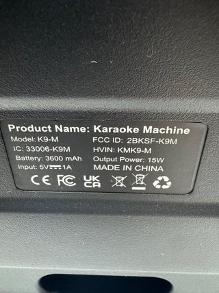 Máquina Karaoke Portátil con Micrófonos