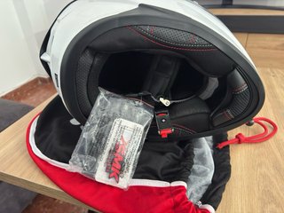 Casco Moto SMK Blanco