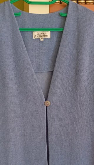 Chaqueta Imagen Femenina Talla 48 Azul