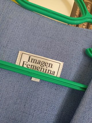Chaqueta Imagen Femenina Talla 48 Azul