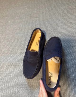 Mocasines niño azul Finano