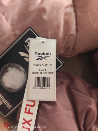 Chaqueta Reversible Reebok Mujer Rosa