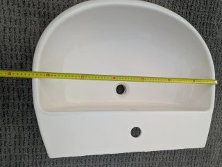 Lavabo de baño beige
