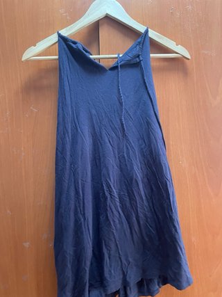 Camiseta Halter Negra