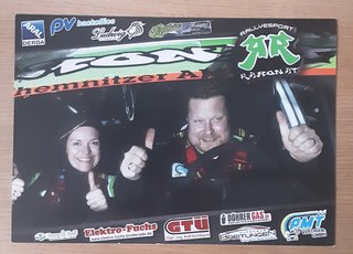 Tarjeta promocional Mitsubishi Lancer Skoda Fabia