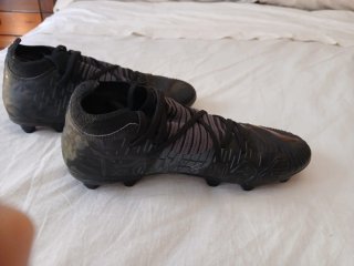 Zapatillas Fútbol Puma Future Negras/Grises