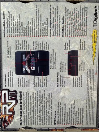 Pedalera Digitech RP70 Guitarra Eléctrica