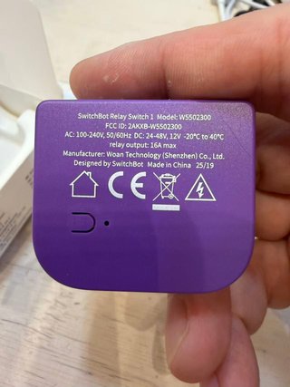 Interruptor de Relé SwitchBot Relay Switch 1 Wi-Fi