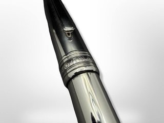 Bolígrafo Montblanc Meisterstück Solitaire Platino