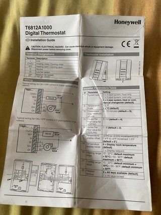 Termostato Digital Honeywell