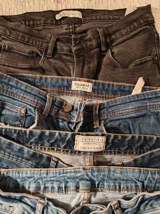 Lote 3 Pantalones Vaqueros Chico