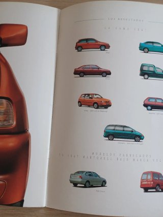 Antiguo folleto publicitario Fábrica Seat Martorel