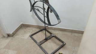 Escultura de atún de metal Giratorio  Artesanal