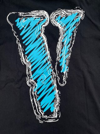 Camiseta VLONE Negra y Azul Talla M