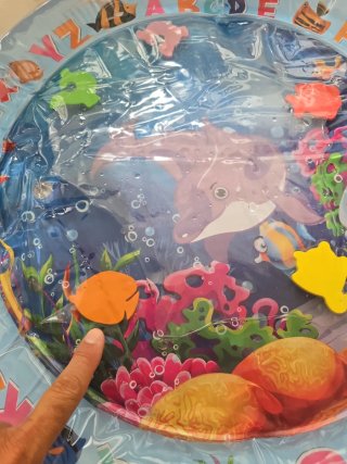 Tapete acuático inflable para bebes o mascotas