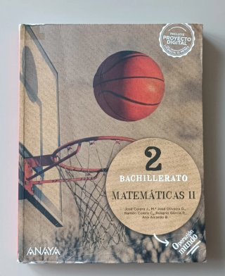 Matemáticas II. 2o de Bachillerato
