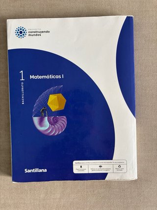 Matemáticas I 1 Bachillerato
