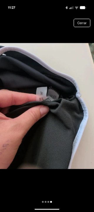 Bañador negro con cremallera frontal