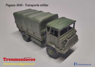 3D Design H0 - Pegaso 3045 Transporte Militar