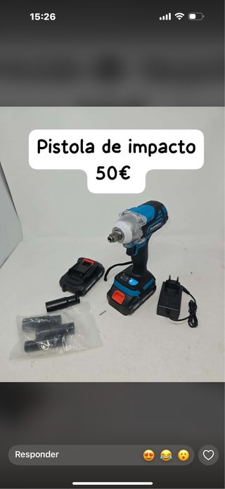 Pistola de impacto 50€