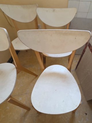 4 Sillas Comedor Madera