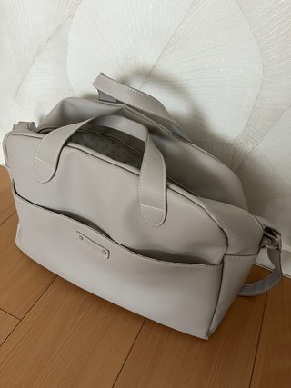 Bolso para carrito de bebé gris