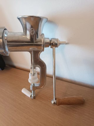 Picadora de carne manual de metal