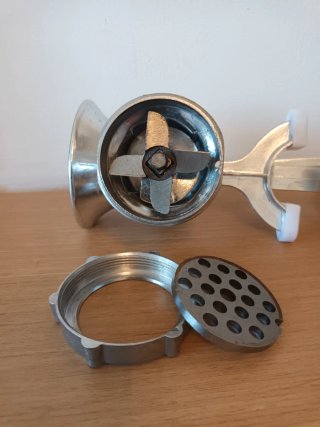 Picadora de carne manual de metal