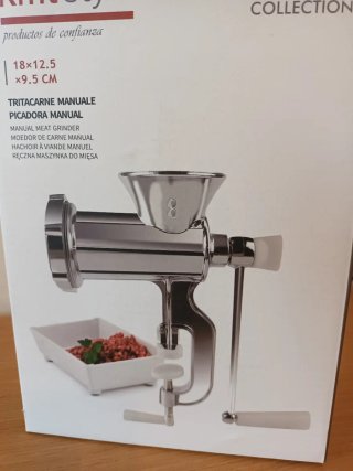 Picadora de carne manual de metal