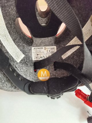 Casco bici/patinete infantil rojo