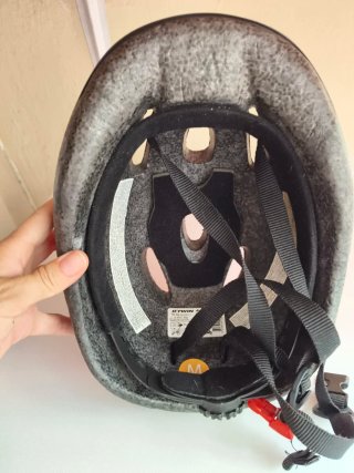 Casco bici/patinete infantil rojo