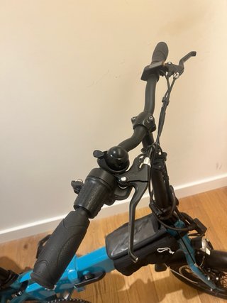 Bicicleta Free plegable con silla para niño