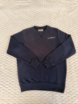 Sudadera Silbon Cuello Redondo Azul Marino Talla X