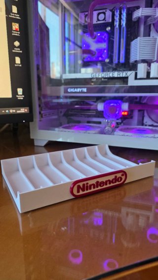 Expositor juegos NES caja con funda PET