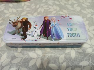 3 Estuches Maquillaje Niña Unicornio Frozen bolso