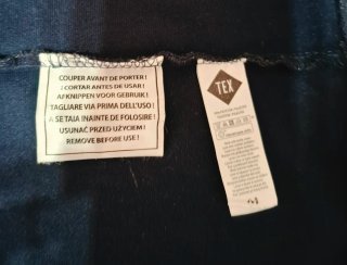 Chaqueta deportiva azul y blanca Talla M