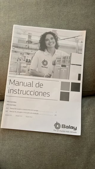 Microondas Balay Blanco Nuevo