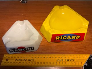 Pack 2 Ceniceros Vintage Martini y Ricard