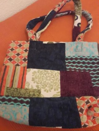 Bolso patchwork multicolor