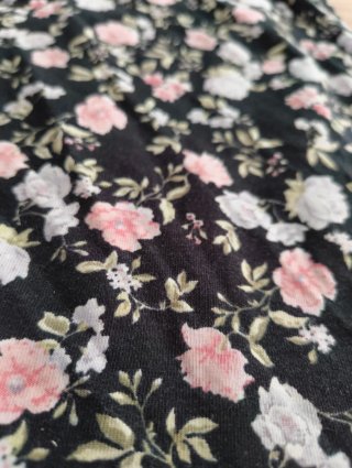 Vestido corto estampado floral verano