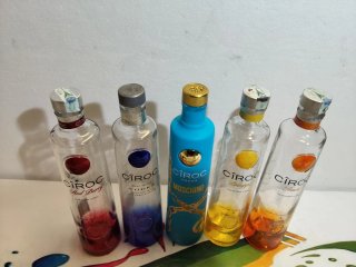 5 BOTTIGLIE VUOTE Vodka Ciroc