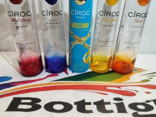 5 BOTTIGLIE VUOTE Vodka Ciroc