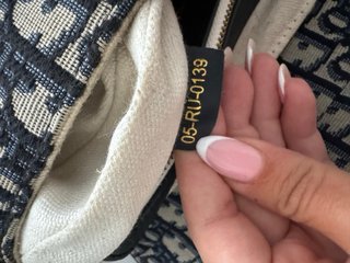 Bolso Christian Dior Beige y Negro