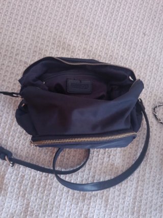 Conjunto de 3 bolsos: azul, blanco y negro