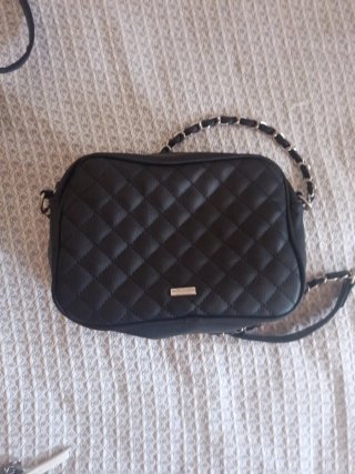 Conjunto de 3 bolsos: azul, blanco y negro