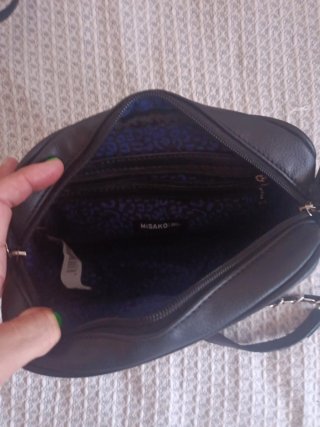 Conjunto de 3 bolsos: azul, blanco y negro